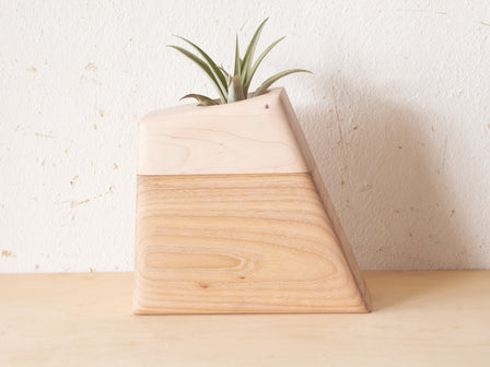 Medium Planturn™ Cremation Urn in Ash & Maple - Boyce Studio | Cremation Urn for ashes | Cremation Urns | Cremation Urn for Adult