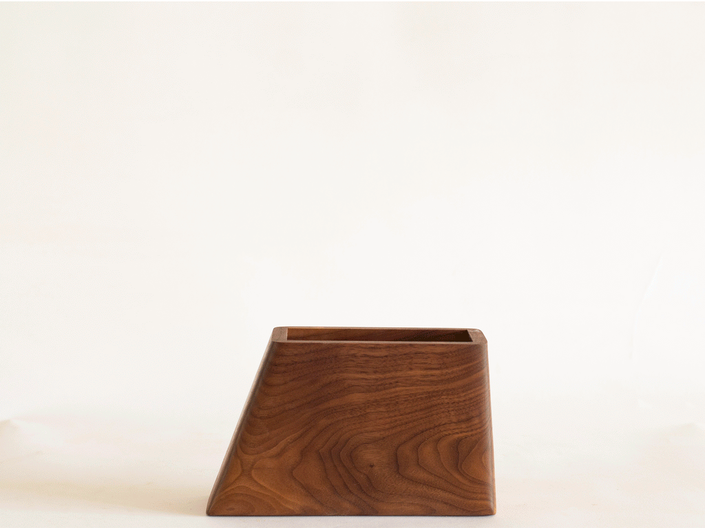 Medium Planturn™ in Walnut & Elm - Boyce Studio | Cremation Urn for ashes | Cremation Urns | Cremation Urn for Adult