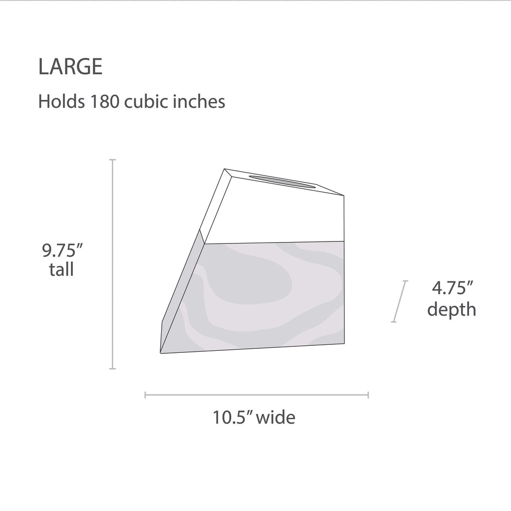 Large Planturn™ Cremation Urn in Walnut & Sycamore - Boyce Studio | Cremation Urn for ashes | Cremation Urns | Cremation Urn for Adult